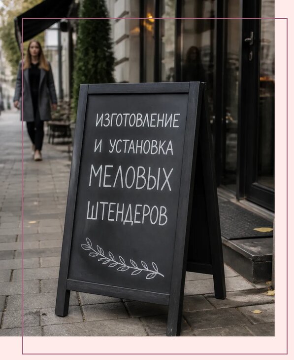 Меловые штендеры в Похвистневе по цене от 6664 р. | Аванза-Пхв